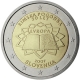 Slowenien 2 Euro Münze - 50 Jahre Römische Verträge 2007