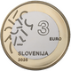 Slowenien 3 Euro Münze - Europäische Kulturhauptstadt Nova Gorica 2025  - © Banka Slovenije
