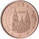 Spanien 2 Cent Münze 2002 - © European Central Bank