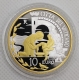 Vatikan 10 Euro Silbermünze - 52. Weltfriedenstag 2019 - Vergoldet - © Kultgoalie