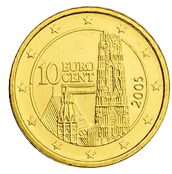 10 Cent Münze österreich
