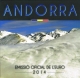 Andorra Euro Münzen Kursmünzensatz 2014
