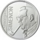 Belgien 10 Euro Silber Münze 100. Geburtstag Georges Simenon 2003 -  © macgerman