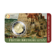 Belgien 2 Euro Münze - 450. Todestag von Pieter Bruegel dem Älteren 2019 in Coincard - Französische Version - © Holland-Coin-Card