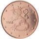 Finnland 1 Cent Münze 2003 - © European Central Bank