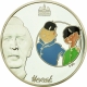 Frankreich 1 1/2 (1,50) Euro Silber Münze 100. Geburtstag von Hergé - Tintin - Tim und Struppi - Tim und Chang 2007 - © NumisCorner.com
