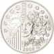 Frankreich 1 1/2 (1,50) Euro Silber Münze Europa Serie - Europäische Währungsunion 2002 - © NumisCorner.com