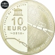 Frankreich 10 Euro Silbermünze - UNESCO Weltkulturerbe - Ufer der Seine - Louvre - Pont des Arts 2018 - © NumisCorner.com