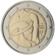Frankreich 2 Euro Münze - 25 Jahre Rosa Schleife – Kampf gegen den Brustkrebs 2017 - © European Central Bank