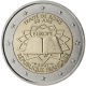 Frankreich 2 Euro Münze - Römische Verträge 2007