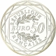 Frankreich 50 Euro Silber Münze - Die schöne Reise des kleinen Prinzen - Der kleine Prinz und das Schaf 2016 - © NumisCorner.com