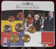 Frankreich Euro Münzen Kursmünzensatz 2006 - Sonder-KMS Chirac und Merkel - Fehldruck