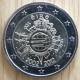 Irland 2 Euro Münze - 10 Jahre Euro-Bargeld 2012 -  © eurocollection