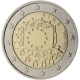 Irland 2 Euro Münze - 30 Jahre Europaflagge 2015 -  © European-Central-Bank