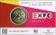 Italien 2 Euro Münze - Expo 2015 in Mailand 2015 in Coincard -  © Zafira