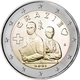 Italien 2 Euro Münze - Grazie - Danke - Medizinische Fachkräfte 2021 - Polierte Platte - © Michail