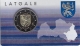 Lettland 2 Euro Münze - Regionen - Lettgallen - Latgale 2017 Coincard - © Coinf