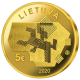 Litauen 5 Euro Goldmünze - Litauische Wissenschaft - Agrarwissenschaften 2020 - © Bank of Lithuania