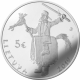 Litauen 5 Euro Silbermünze - Winterabschlussfeier - Uzgavenes 2019 - © Bank of Lithuania