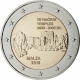 Malta 2 Euro Münze - Tempel von Ta Hagrat 2019 - © European Central Bank