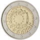 Österreich 2 Euro Münze - 30 Jahre Europaflagge 2015 -  © European-Central-Bank