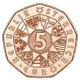 Österreich 5 Euro Münze Neujahr - Spring ins Glück 2026 - © Münze Österreich