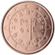 Portugal 1 Cent Münze 2002 -  © European-Central-Bank