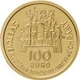 Slowakei 100 Euro Gold Münze UNESCO Weltkulturerbe - Die Holzkirchen im slowakischen Teil des Karpatenbogens 2010 - © National Bank of Slovakia
