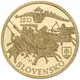 Slowakei 100 Euro Goldmünze - 1400. Jahrestag der Gründung des Reiches von Samo 2023 - © National Bank of Slovakia