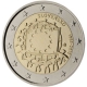 Slowakei 2 Euro Münze - 30 Jahre Europaflagge 2015 - © European Central Bank