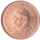 Vatikan 1 Cent Münze 2002 - © European Central Bank