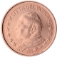 Vatikan 1 Cent Münze 2002